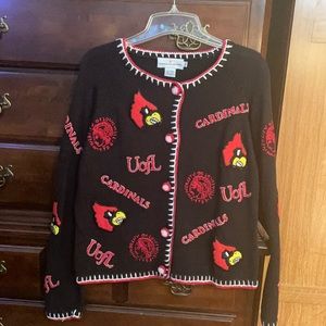 Louisville Cardinal sweater.